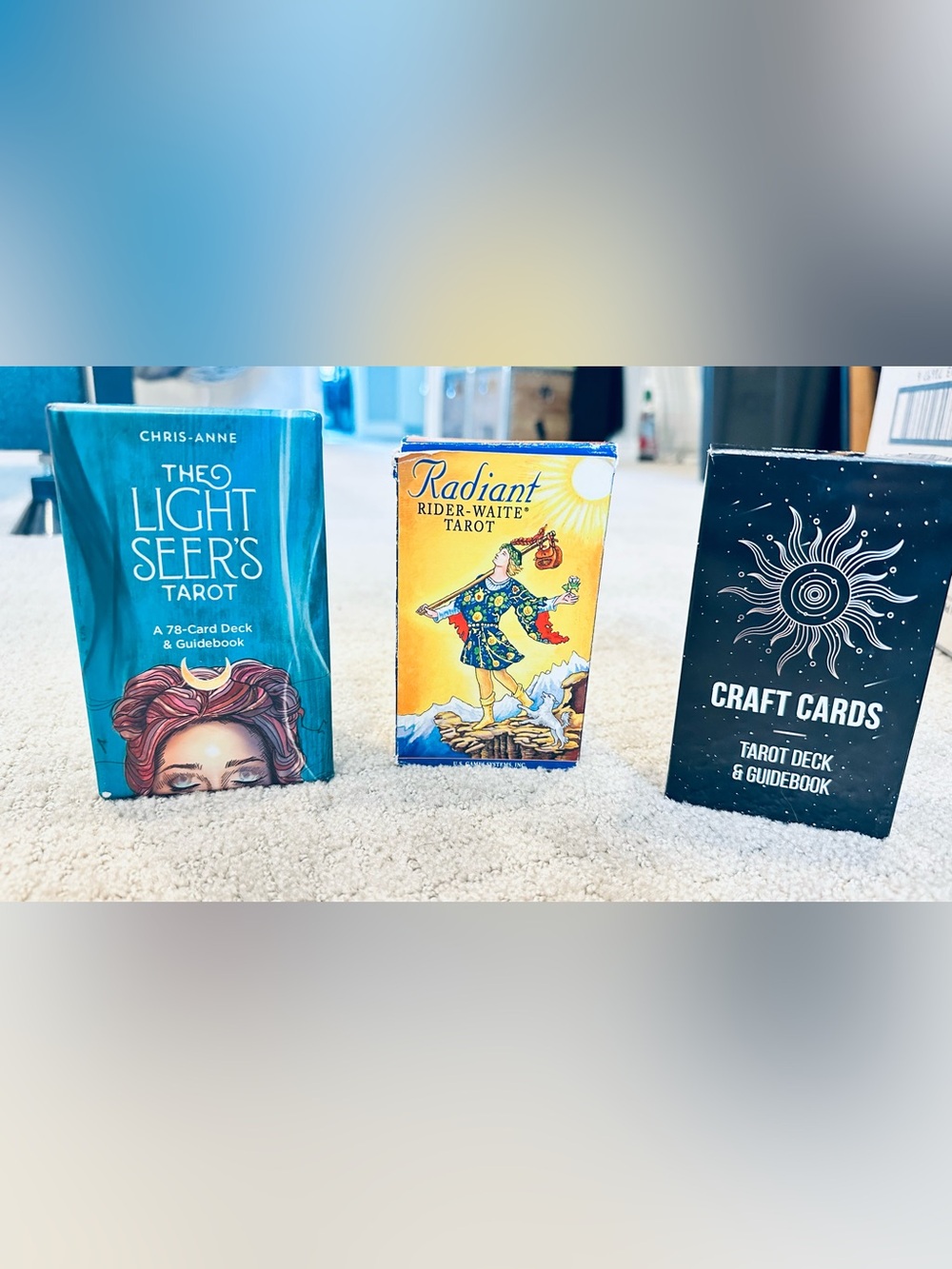 Tarot Card Deck Lot Light Seer’s Radiant Rider Waite Craft Cards